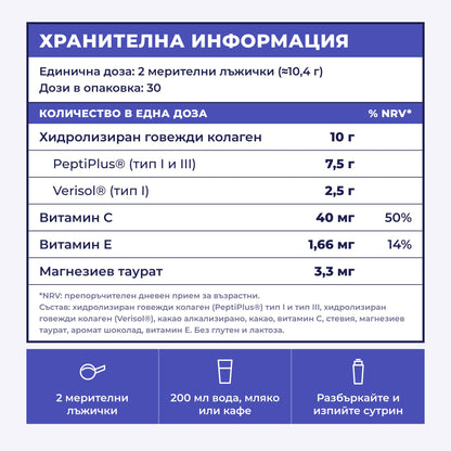 Хранителна информация и начин на прием на ProtoCol Multi Collagen